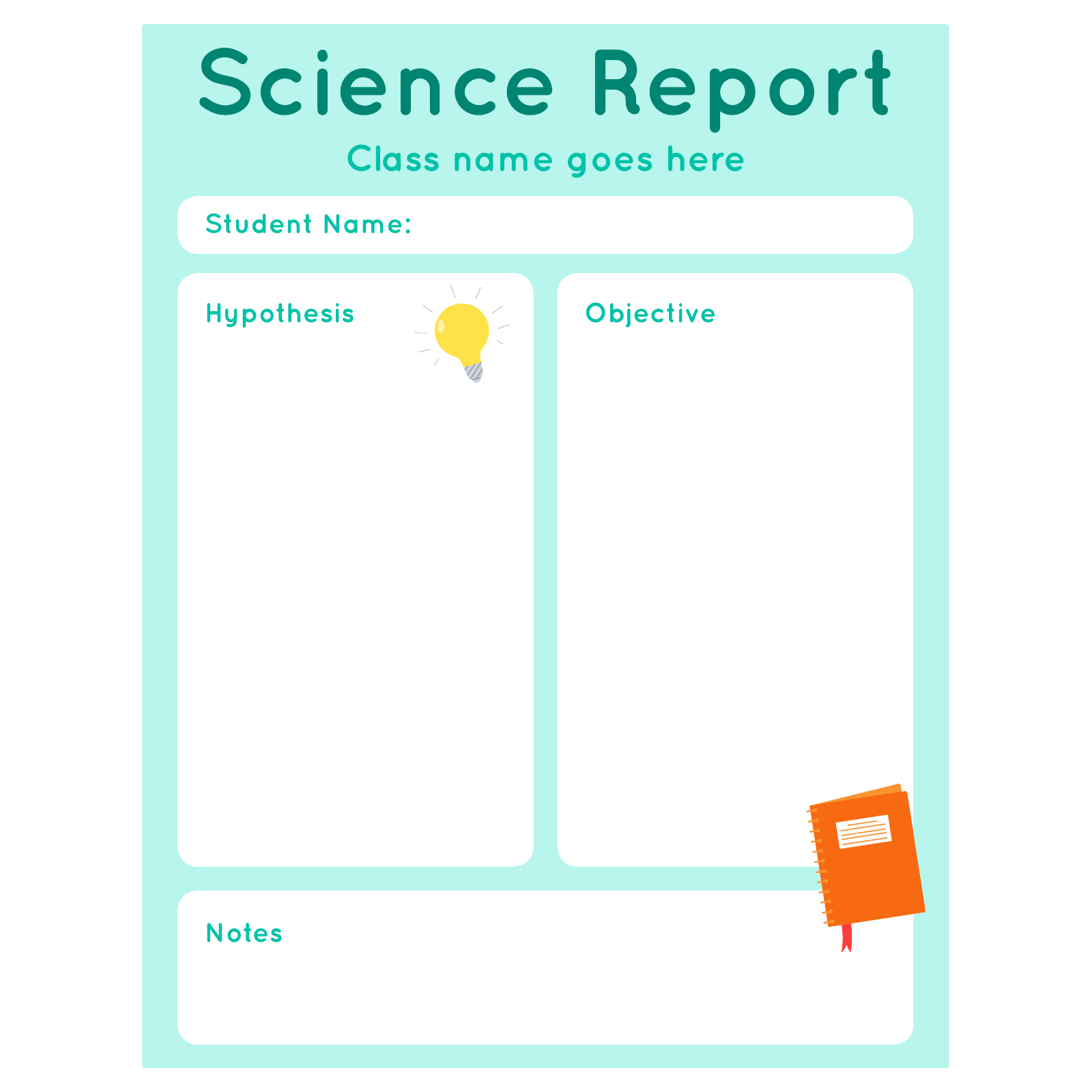 Science report example