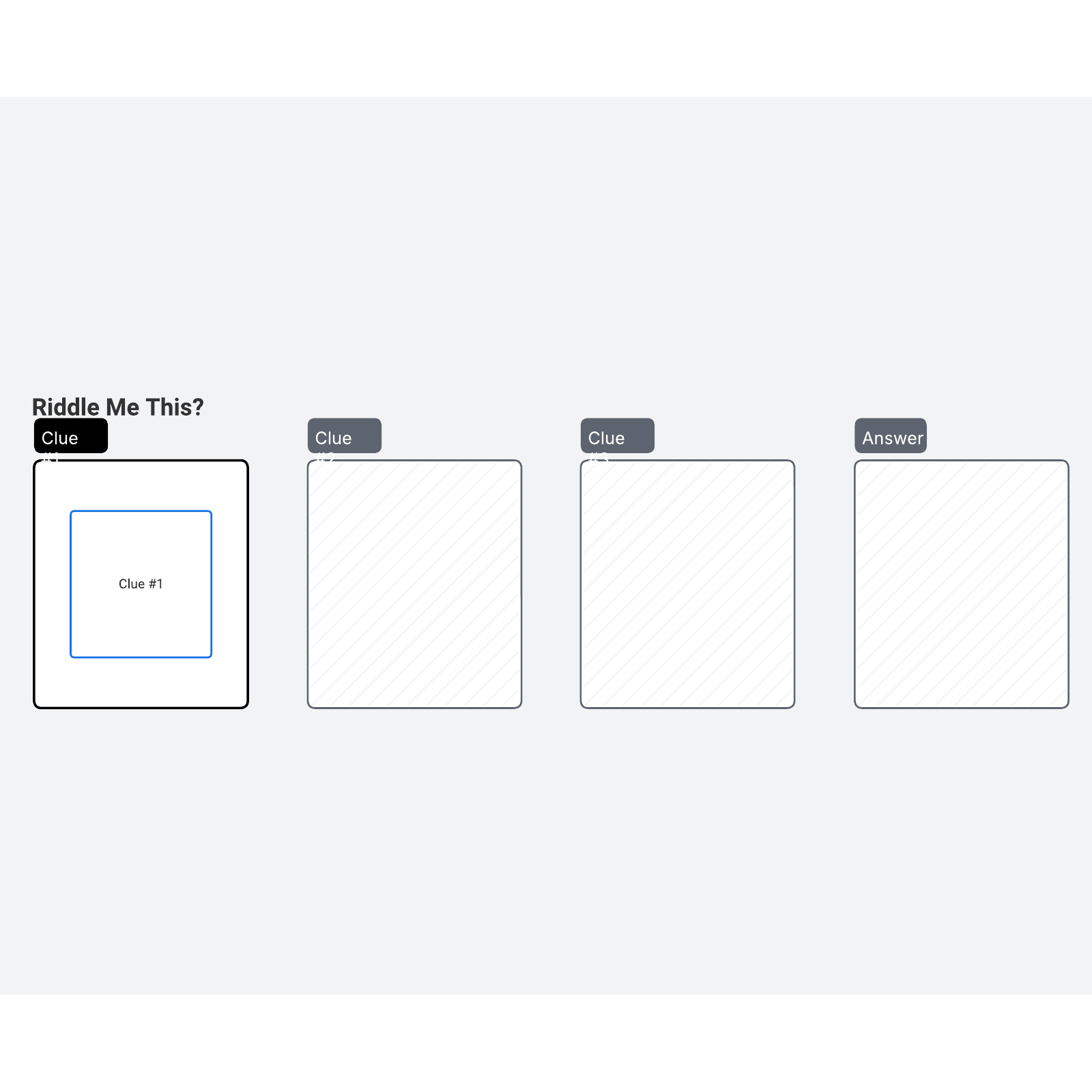 Riddle Boards example