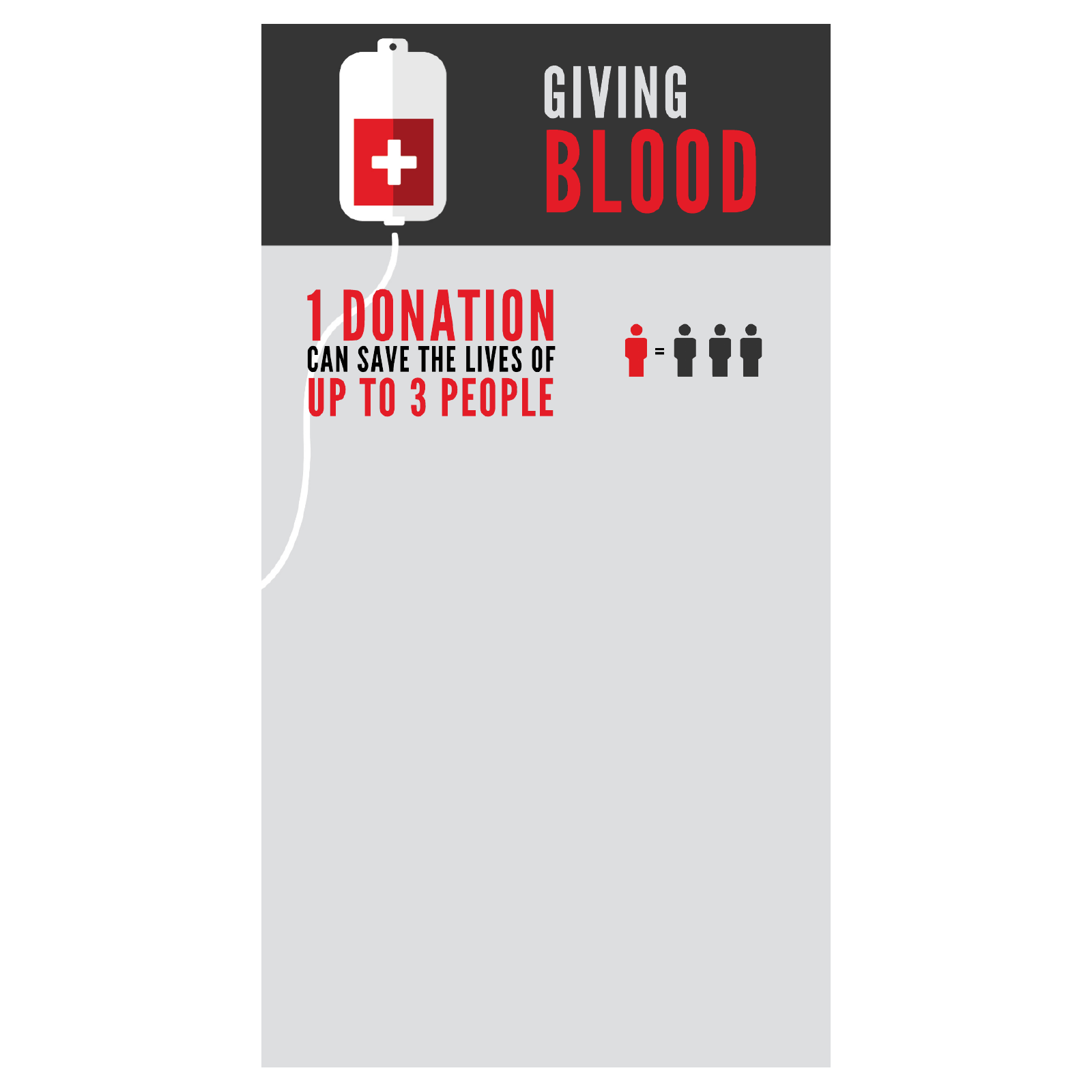 Infographic blood donation example