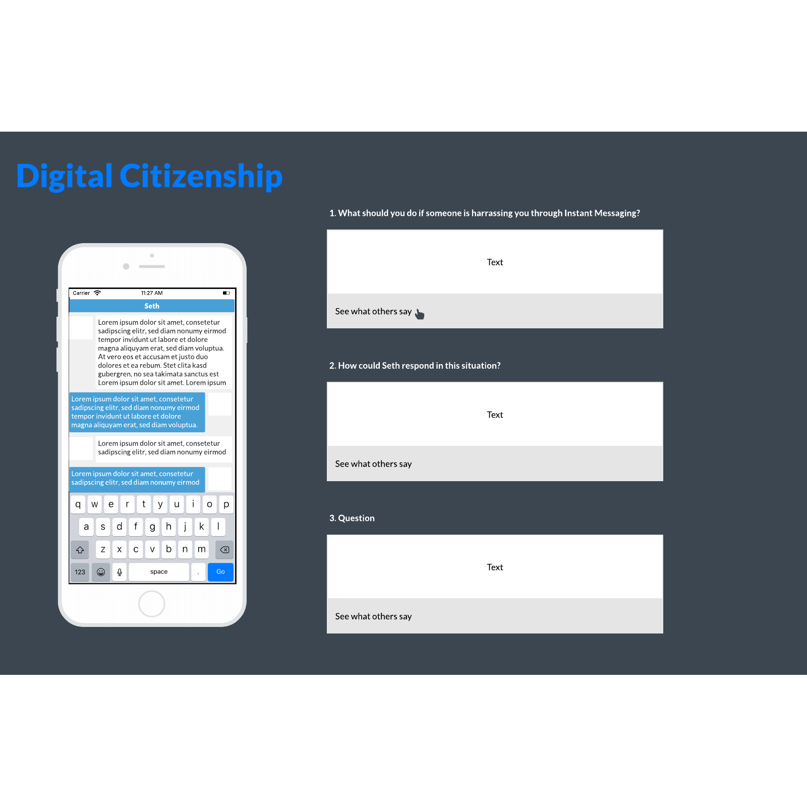 Digital citizenship Worksheet Lucidchart