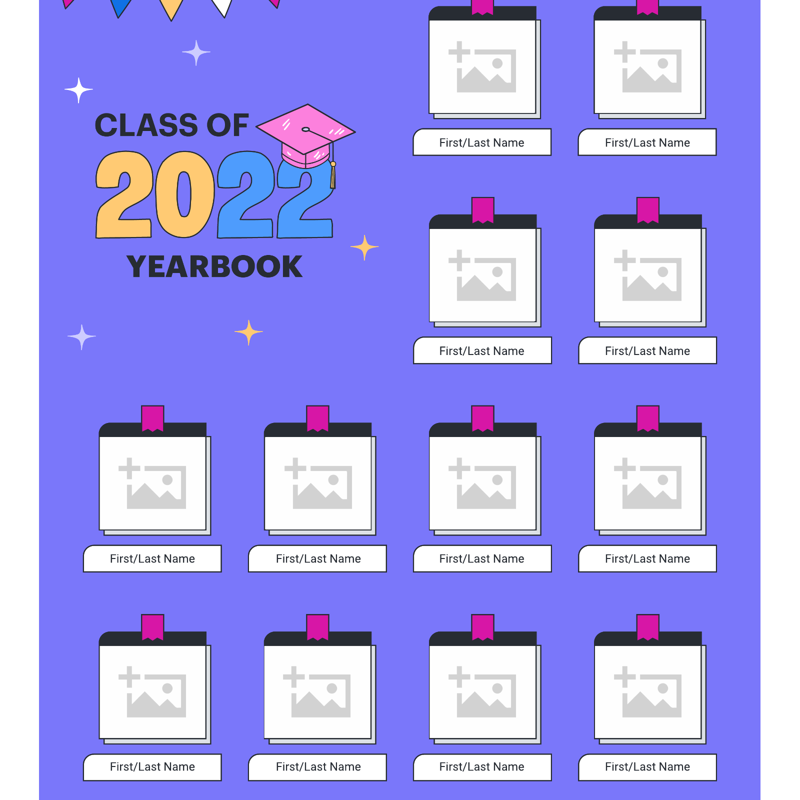 Yearbook Pages Templates