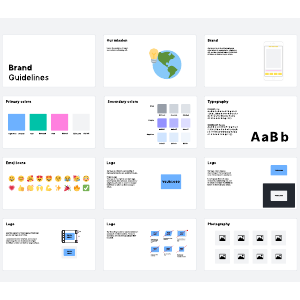 Brand guidelines example template