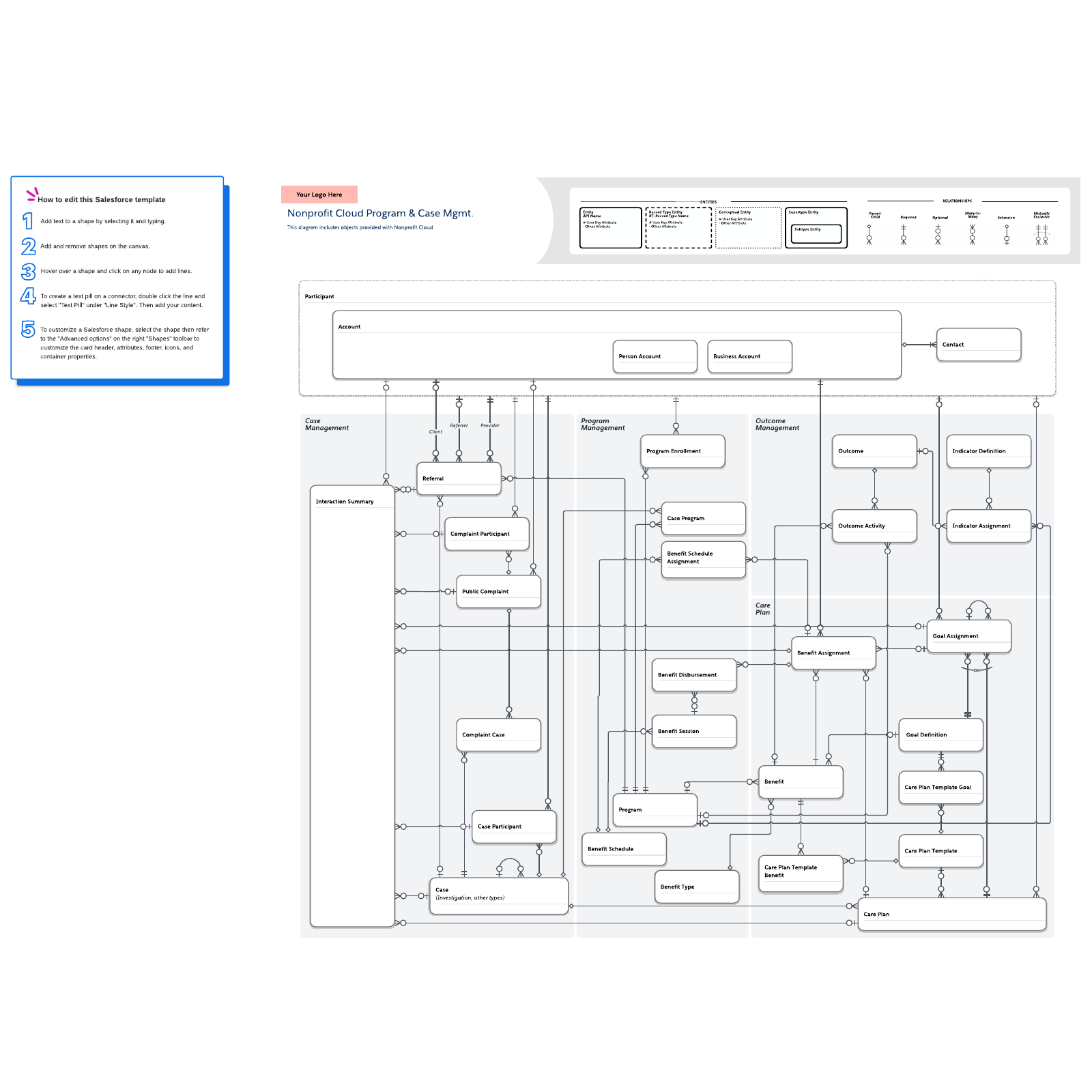 Nonprofit Cloud Program & Case Mgmt. example