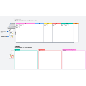 Weekly kanban + retro | Lucidspark