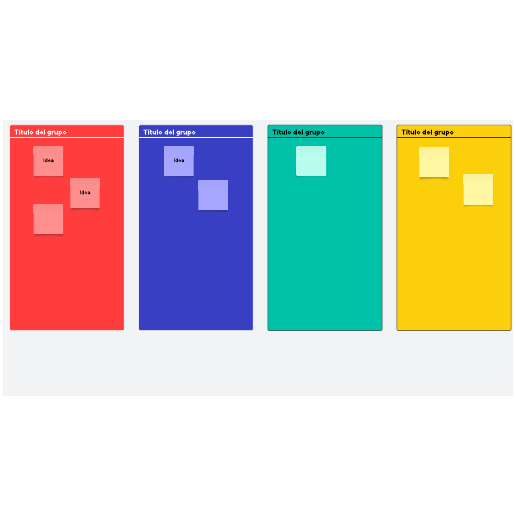 Plantilla de diagrama de afinidad