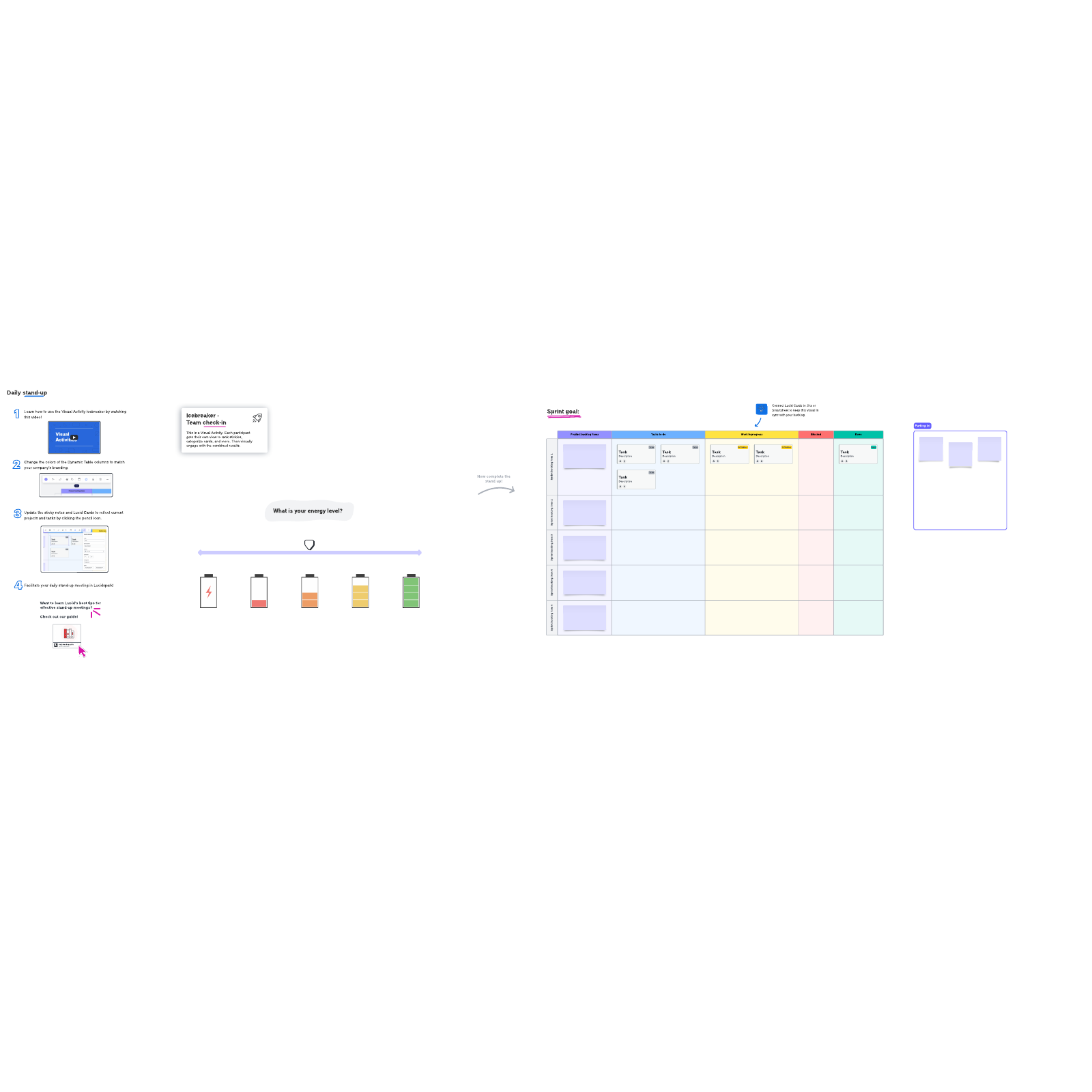 Stand-up meeting example