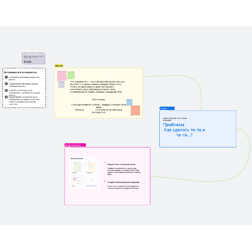 Шаблон доски для асинхронного мозгового штурма онлайн