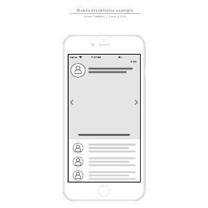Mobile blockframe example