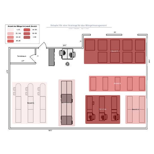 Zur Vorlage Beispiel für eine Heatmap für das Mängelmanagement gehen