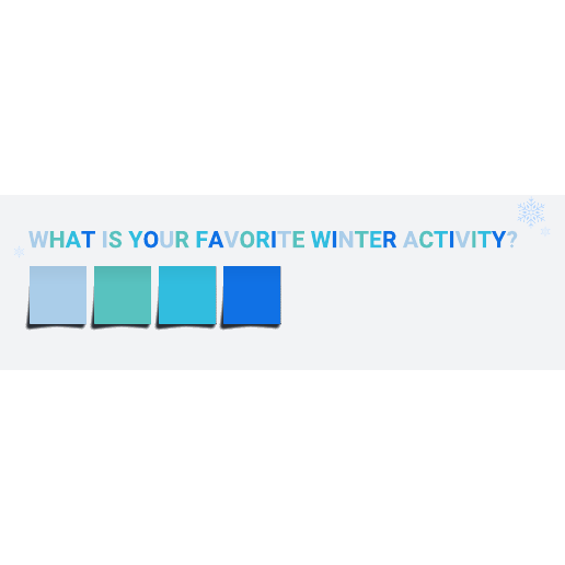 Go to Discussion prompt:  Winter activities template
