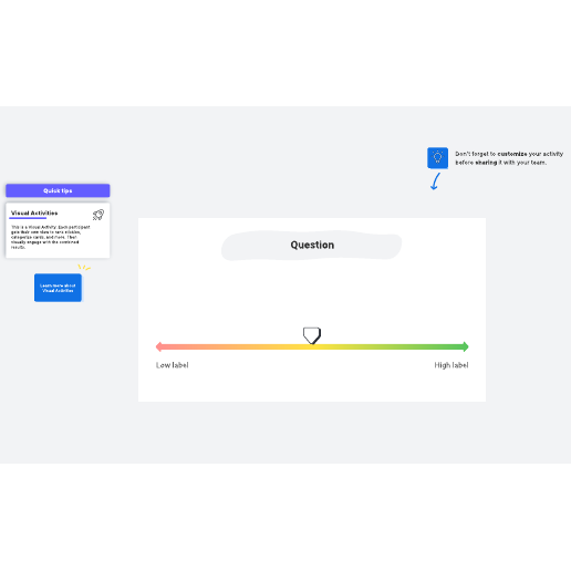 Go to Single slider activity template