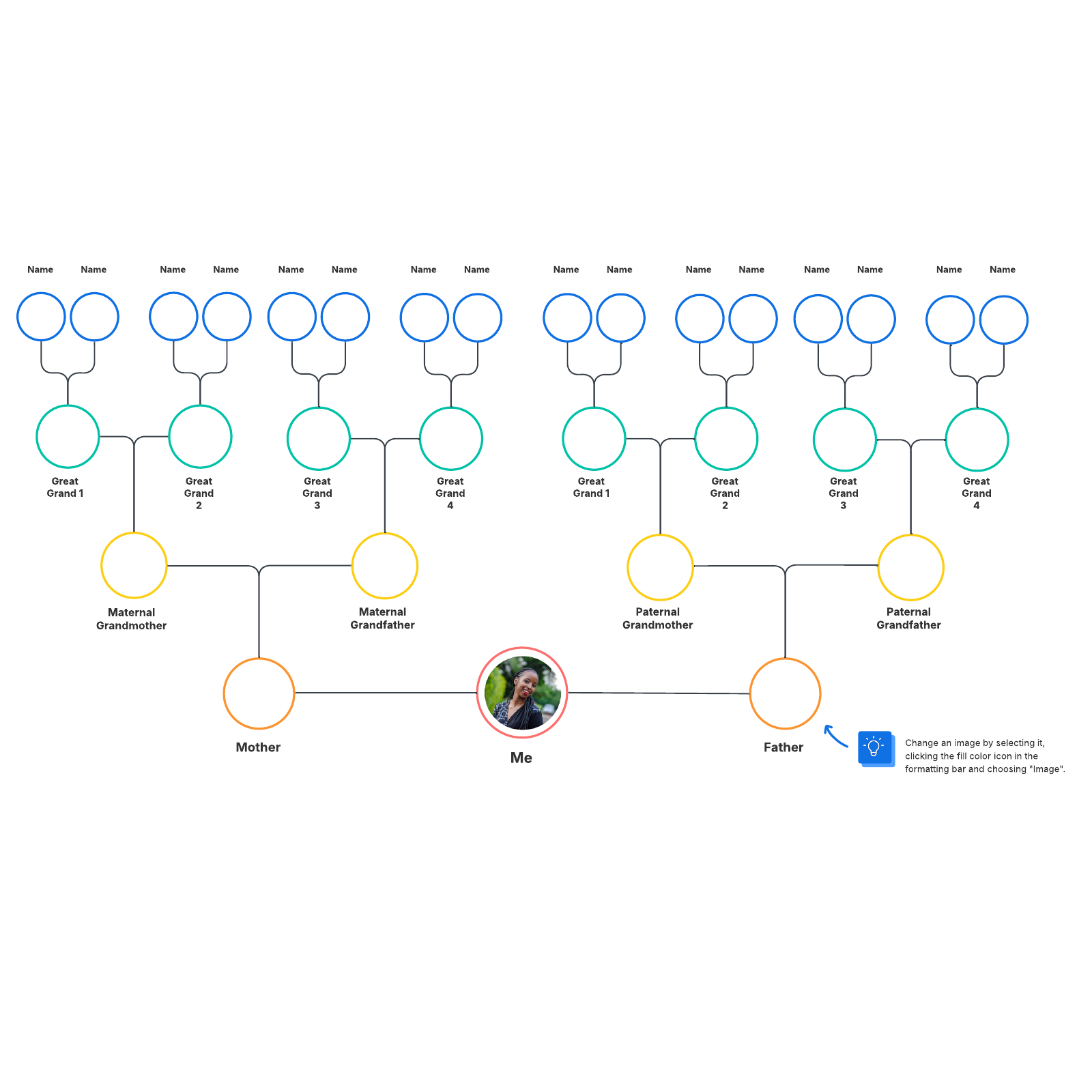 Free Family Tree Template  Printable Blank Family Tree Chart