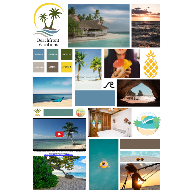 Go to Moodboard - Beispiel template page