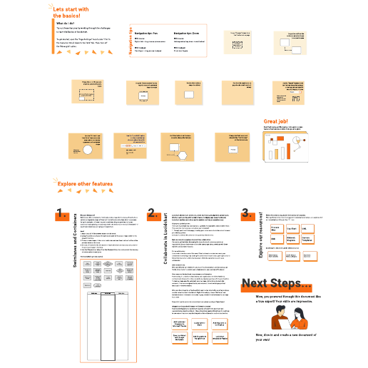 Go to Quick Guide: Practice the Basics of Lucidchart template