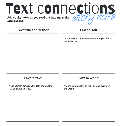 Go to Text connections template