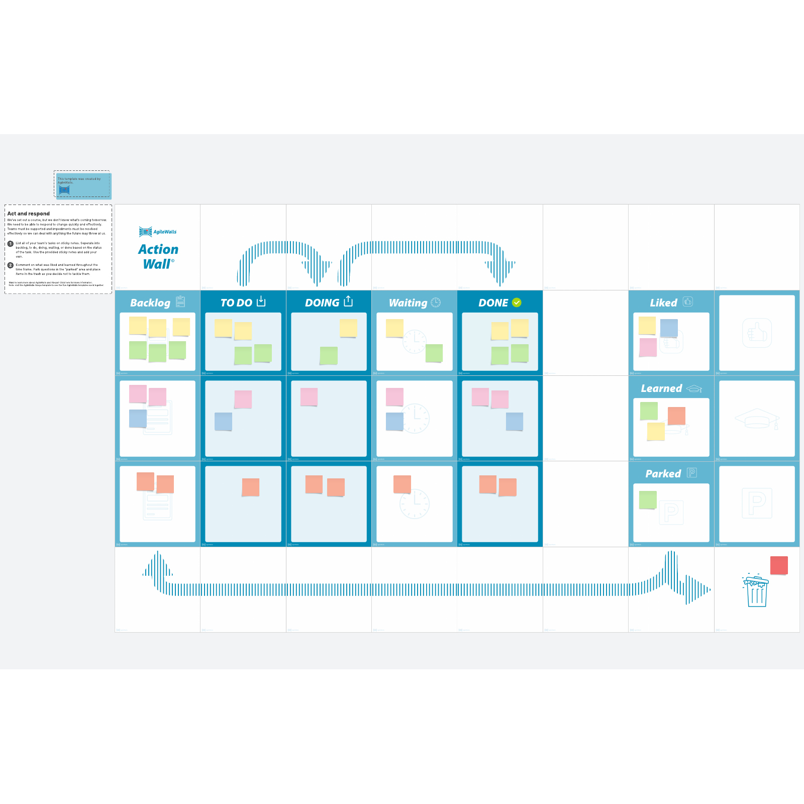 Action wall template