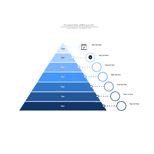 Pyramid with additional info | Lucidchart