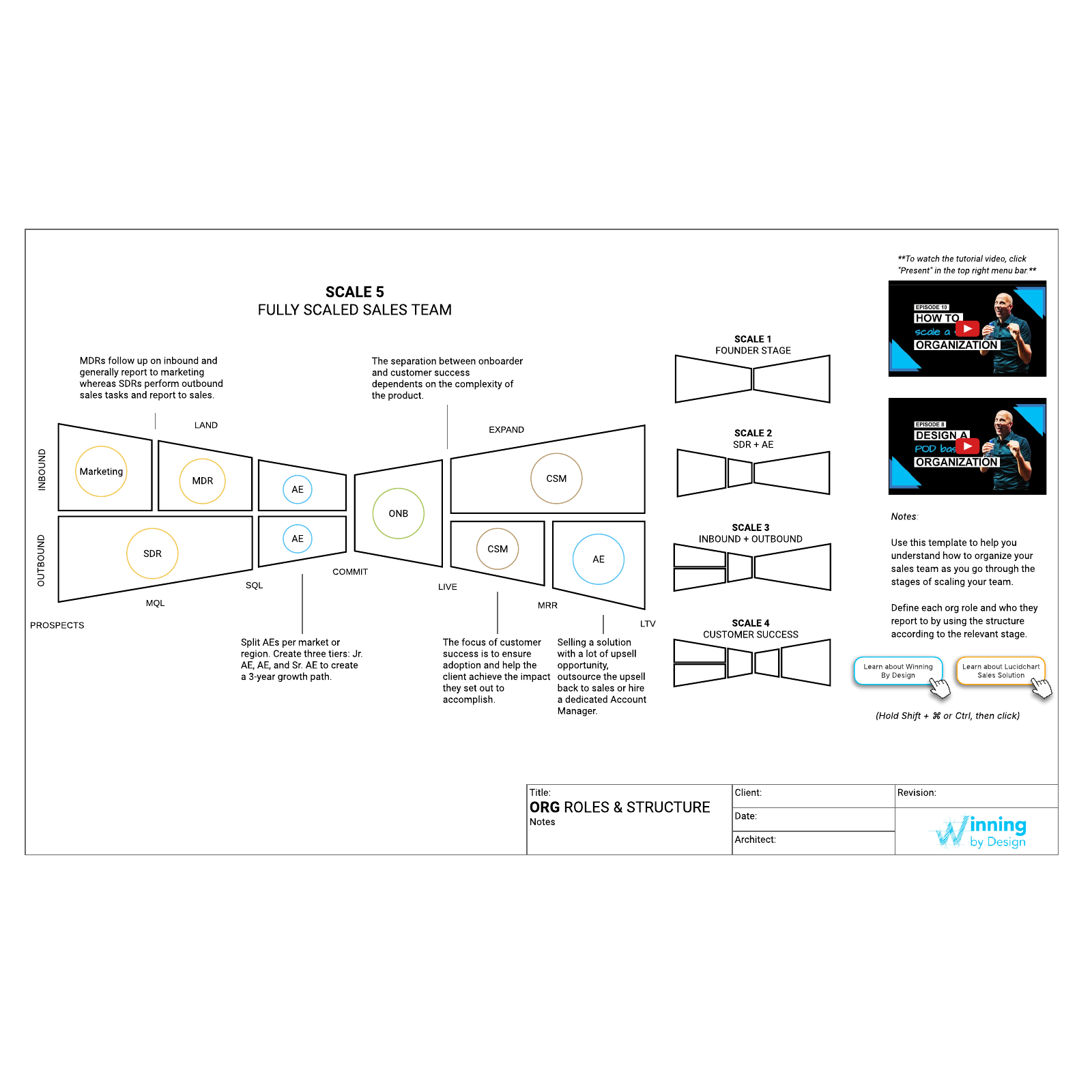 Org roles and structure example