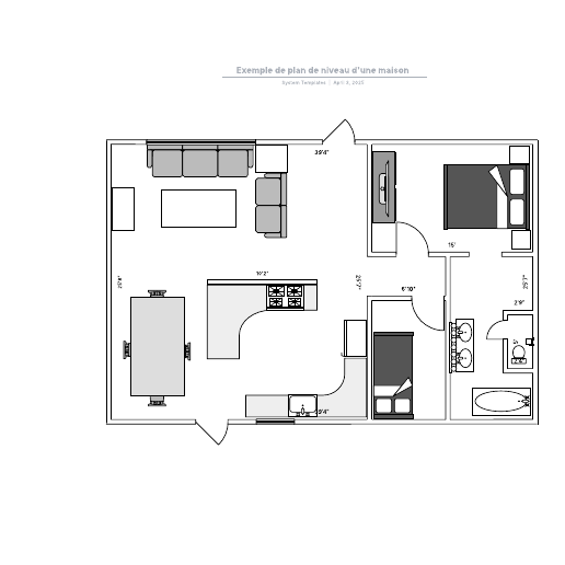 exemple de plan de niveau de maison