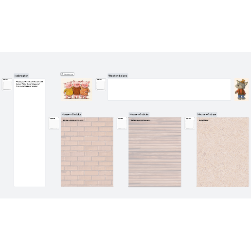 Go to Three little pigs retrospective template