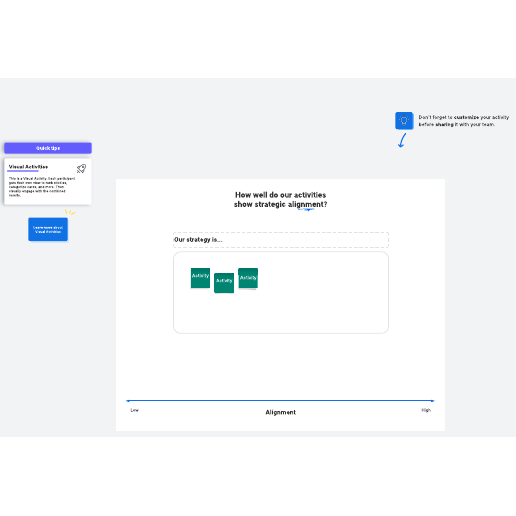 Go to Strategic alignment activity template