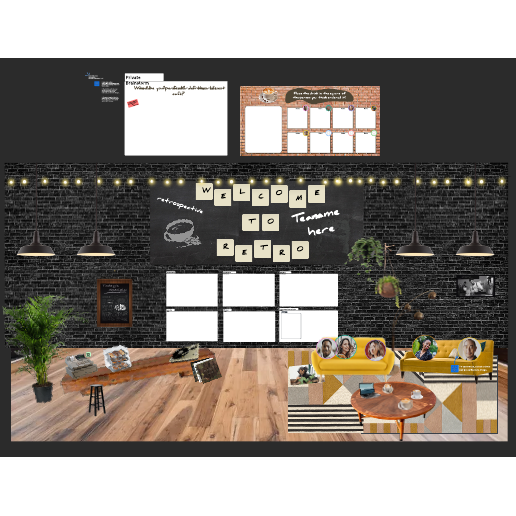 Go to Cozy coffee-shop retrospective template