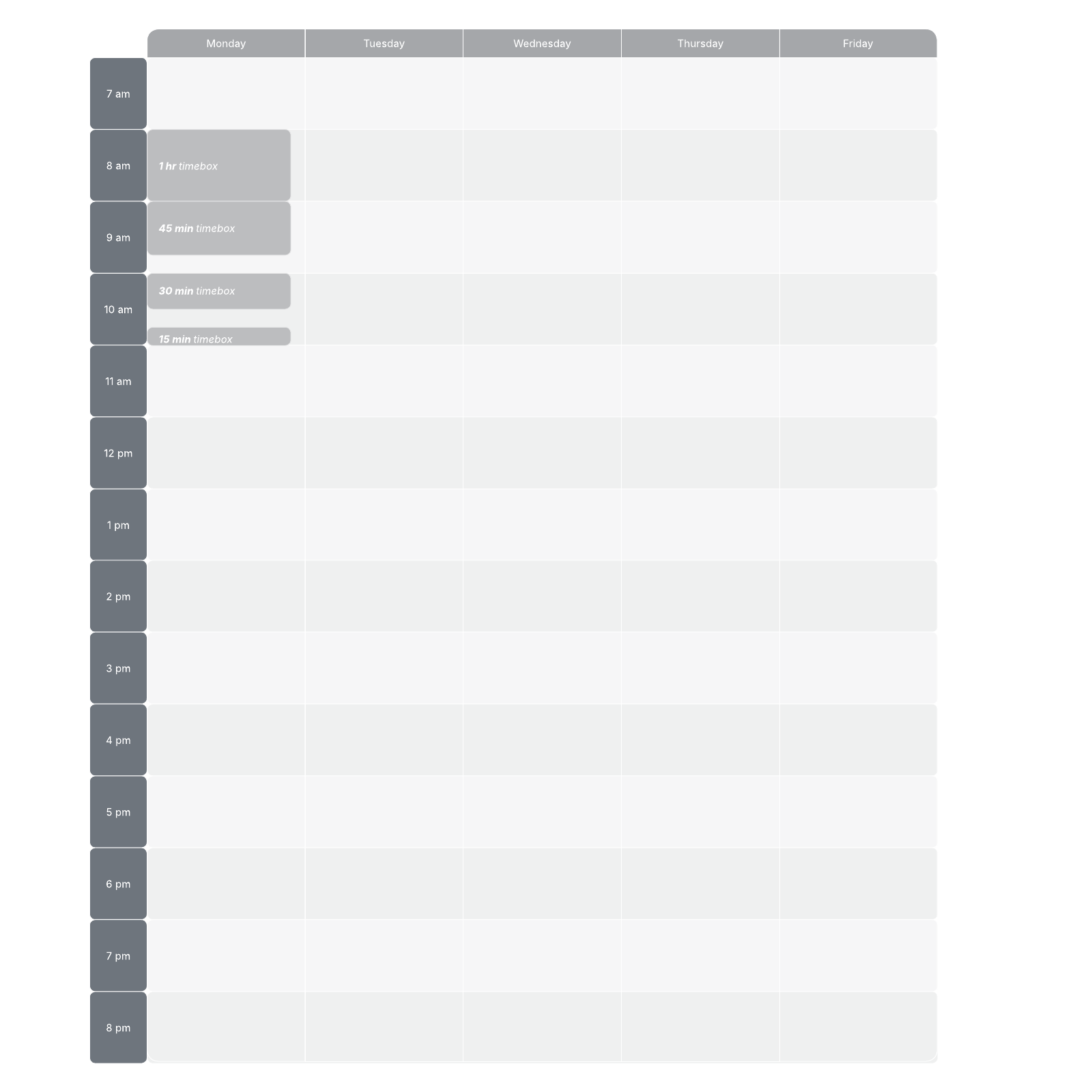 Timeboxing | Lucidchart