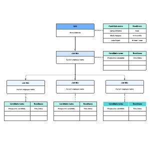 Succession planning org chart