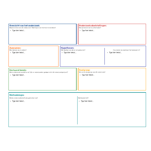 Go to UX-onderzoekstekenvel template