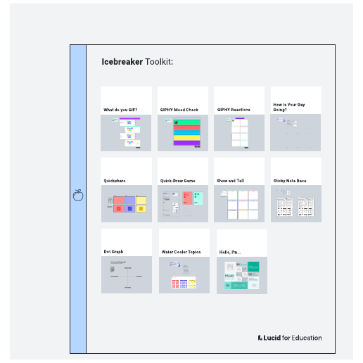 Go to Icebreaker (Get to know you) Toolkit template