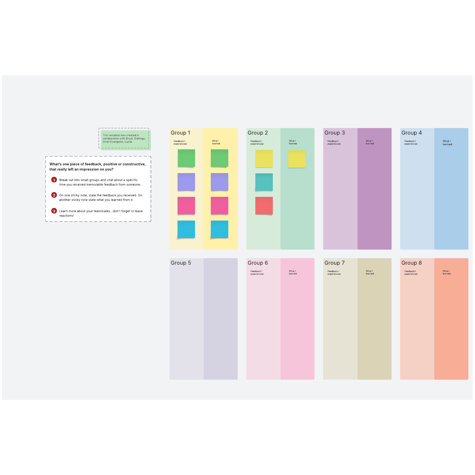 Feedback icebreaker template