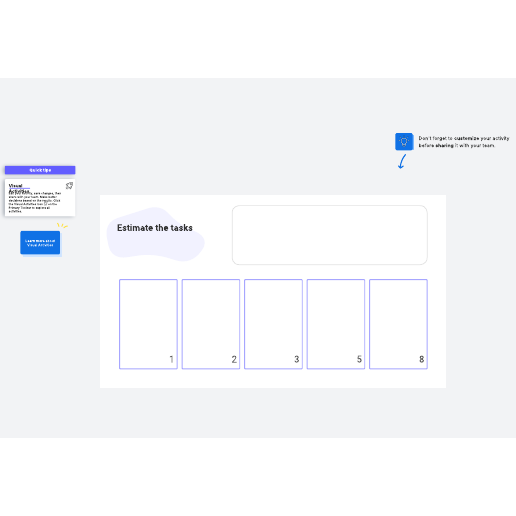 Go to Estimate the tasks activity template