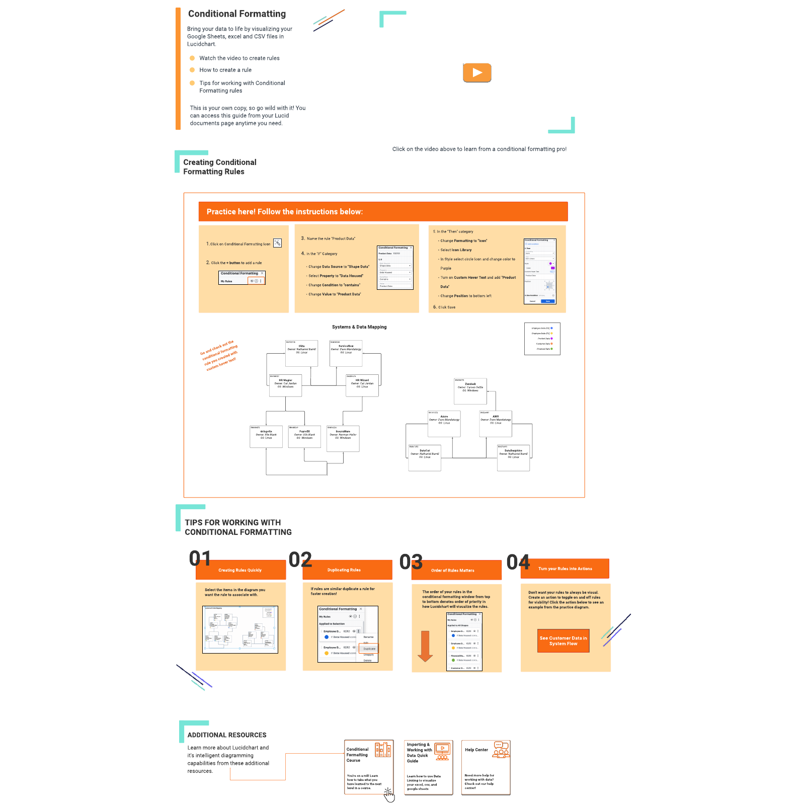Quick Guide: Conditional Formatting with Lucidchart | Lucidchart