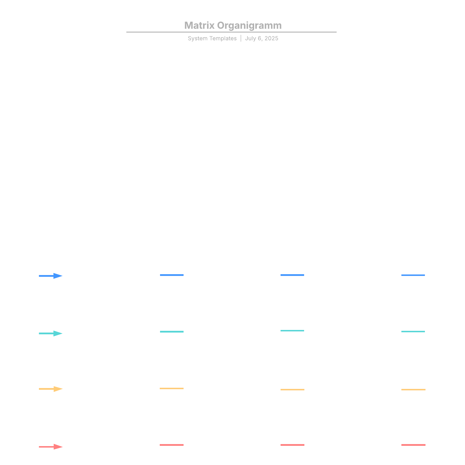 Matrix Organigramm Vorlage