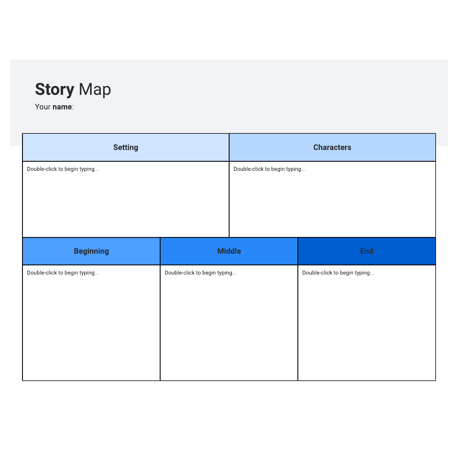 Story map example