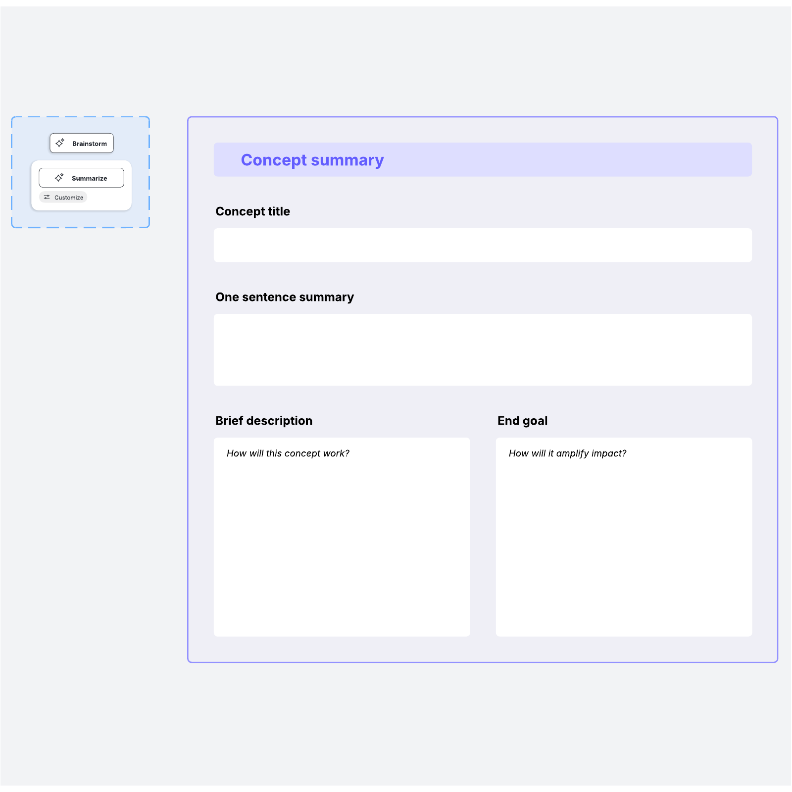 Concept statement example