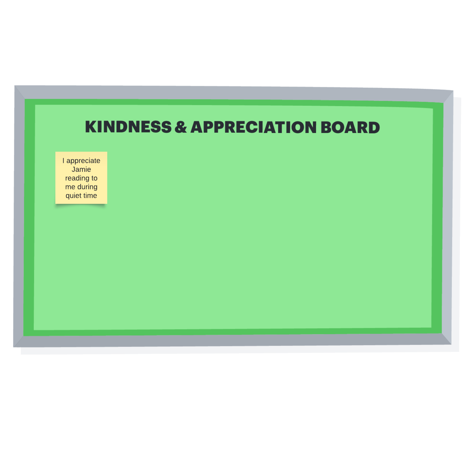 Kindness appreciation board example