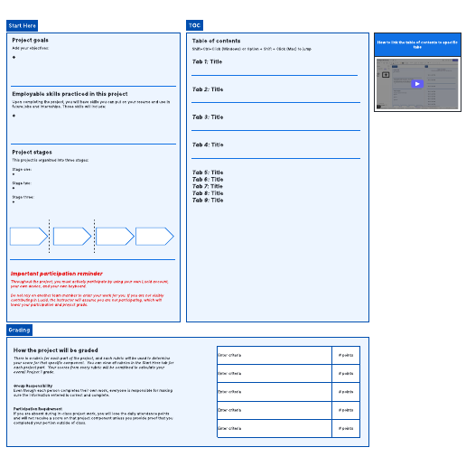 Go to Digital workbook template
