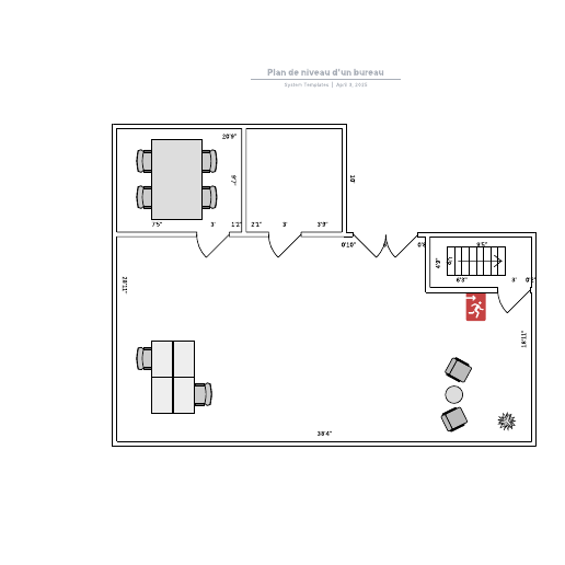 exemple de plan de niveau d'un bureau 2