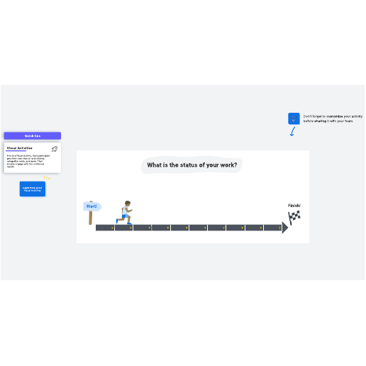 Go to Work status tracking activity template