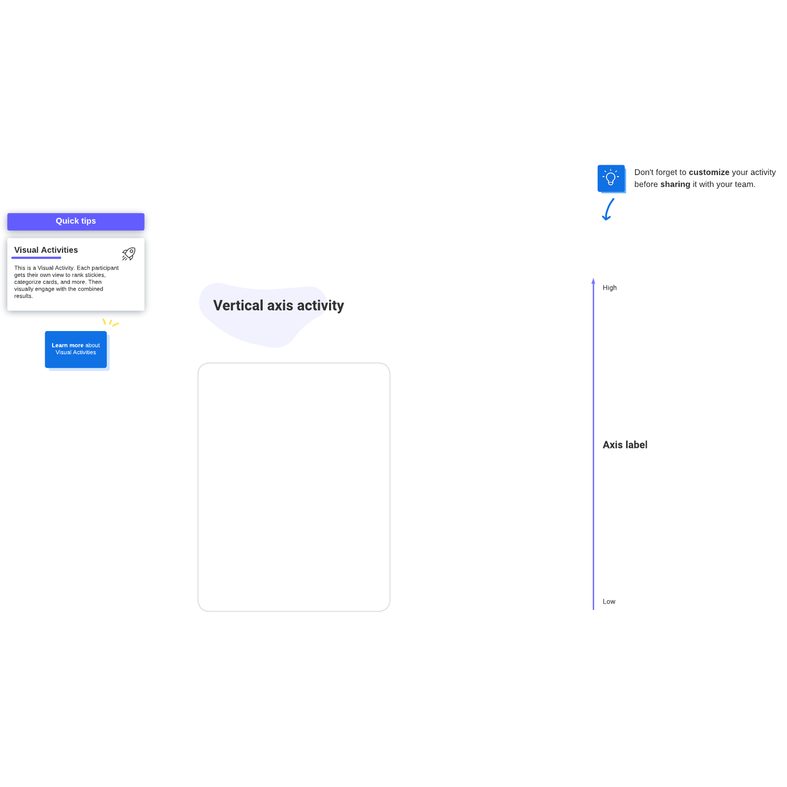 Vertical axis activity example