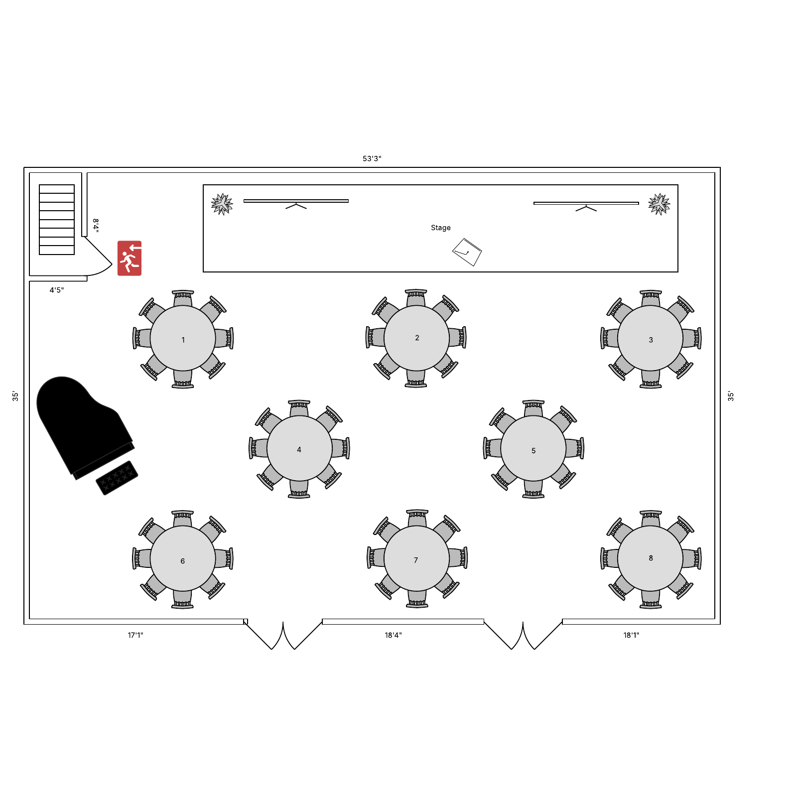 Event Floor Plan Example