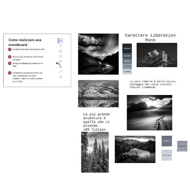 Go to Moodboard template page