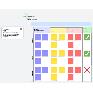 Decision making matrix | Lucidspark