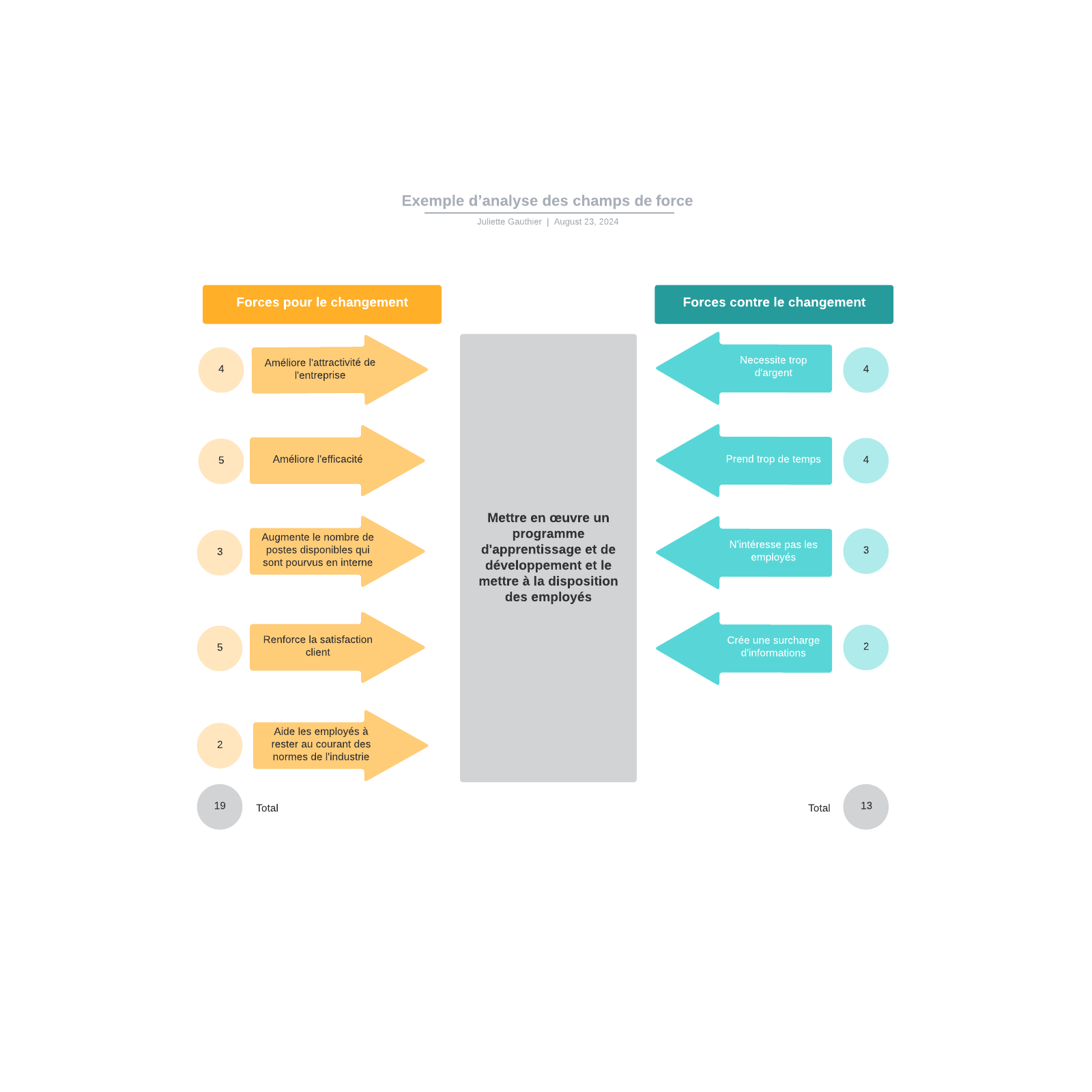 Exemple d’analyse des champs de force example