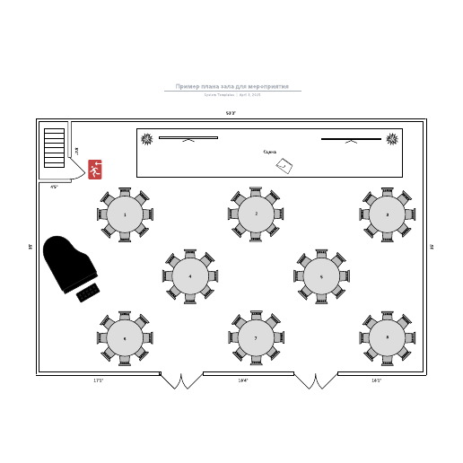 Go to Пример плана зала для мероприятия template