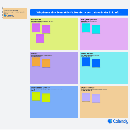 Calendly – futuristische Teamaktivität als Meeting-Einstieg