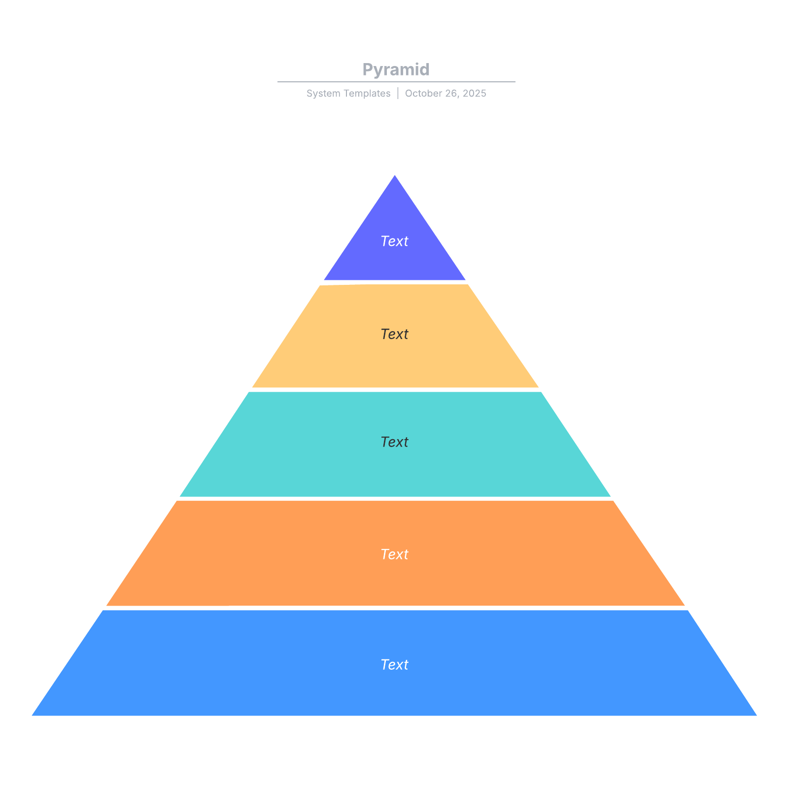 Pyramid Template, Free Pyramid Diagram Example