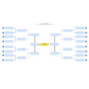 Tournament Bracket Stencil