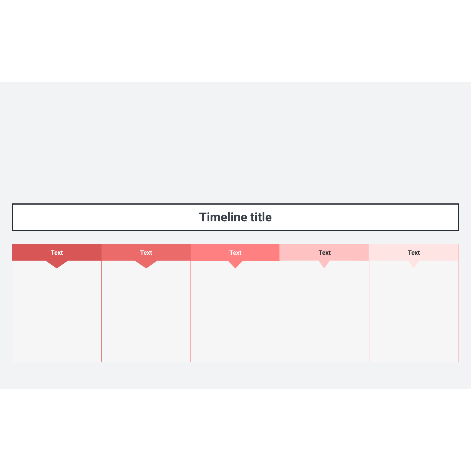 Row column timeline example